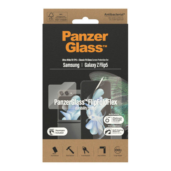 Ochranná fólia UWF AB pre Samsung Z Flip5, Číra, PanzerGlass