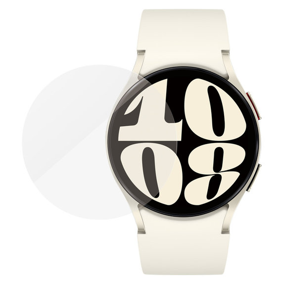 Tvrdené sklo Flat Glass AB pre Samsung Galaxy Watch6 44 mm, Číra, PanzerGlass