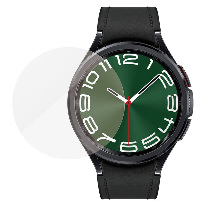 Tvrdené sklo Flat Glass AB pre Samsung Galaxy Watch6 47 mm, Číra, PanzerGlass