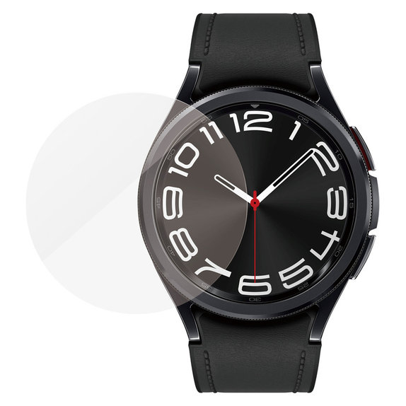 Tvrdené sklo Flat Glass AB pre Samsung Galaxy Watch6 43 mm, Číra, PanzerGlass