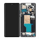 Motorola Edge 30 Ultra - LCD Displej + Dotykové Sklo + Rám (Interstellar Black) - 5D68C21260 Genuine Service Pack