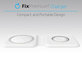 FixPremium - MagSafe Duo pre iPhone a Apple Watch, biela