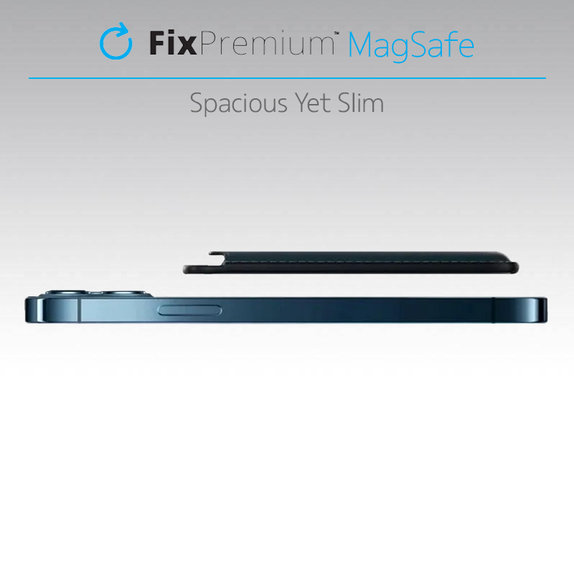 FixPremium - MagSafe Peňaženka, zelená