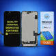 Displej Soft OLED pre iPhone 14, Dotykové sklo s rámom, FixPremium
