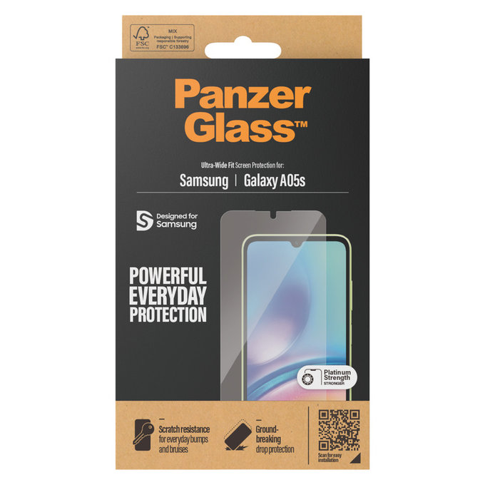 Tvrdené sklo UWF pre Samsung Galaxy A05s, Číra, PanzerGlass