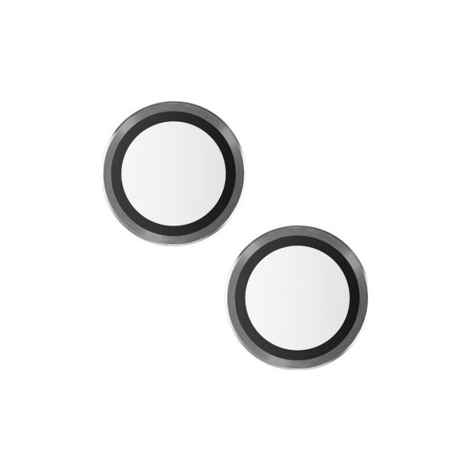 PanzerGlass - Ochranný Kryt Objektívu Fotoaparátu Hoops pre iPhone 13 a 13 mini, čierna