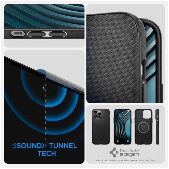 Spigen - Puzdro Mag Armor s MagSafe pre iPhone 14 Pro, Matte Black
