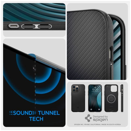 Spigen - Puzdro Mag Armor s MagSafe pre iPhone 14 Pro, Matte Black