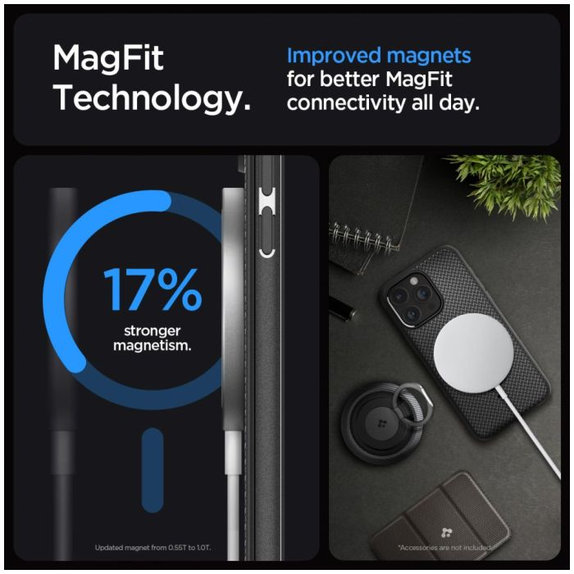 Spigen - Puzdro Mag Armor s MagSafe pre iPhone 15 Pro, Matte Black
