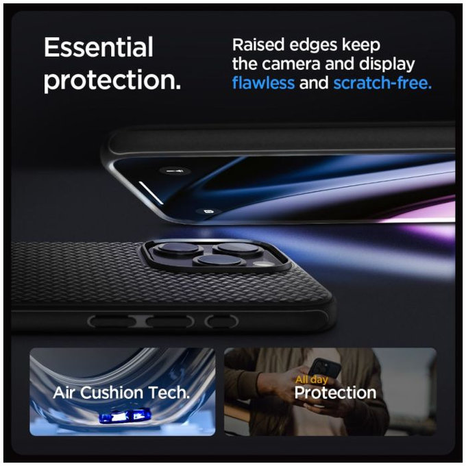 Spigen - Puzdro Mag Armor s MagSafe pre iPhone 15 Pro, Matte Black