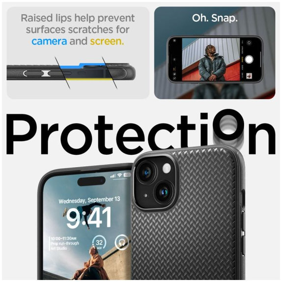 Spigen - Puzdro Mag Armor s MagSafe pre iPhone 15, Matte Black