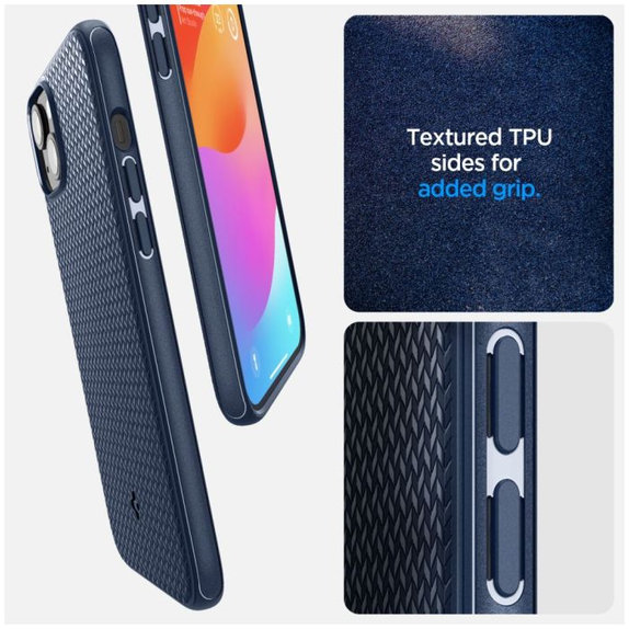 Spigen - Puzdro Mag Armor s MagSafe pre iPhone 15, Navy Blue