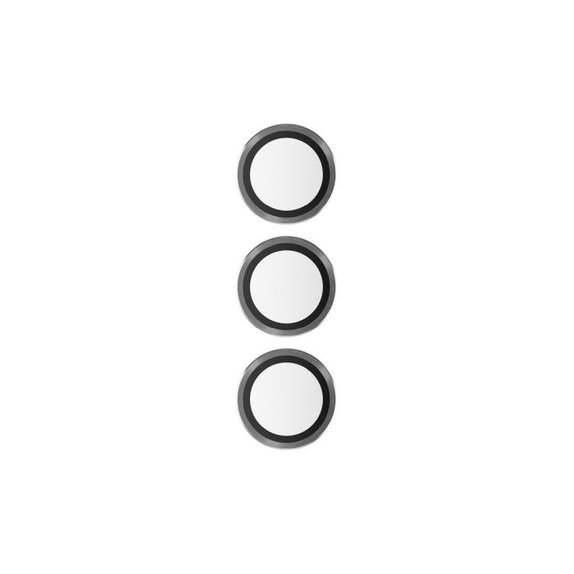 PanzerGlass - Ochranný Kryt Objektívu Fotoaparátu Hoops pre Samsung Galaxy S23 FE, čierna