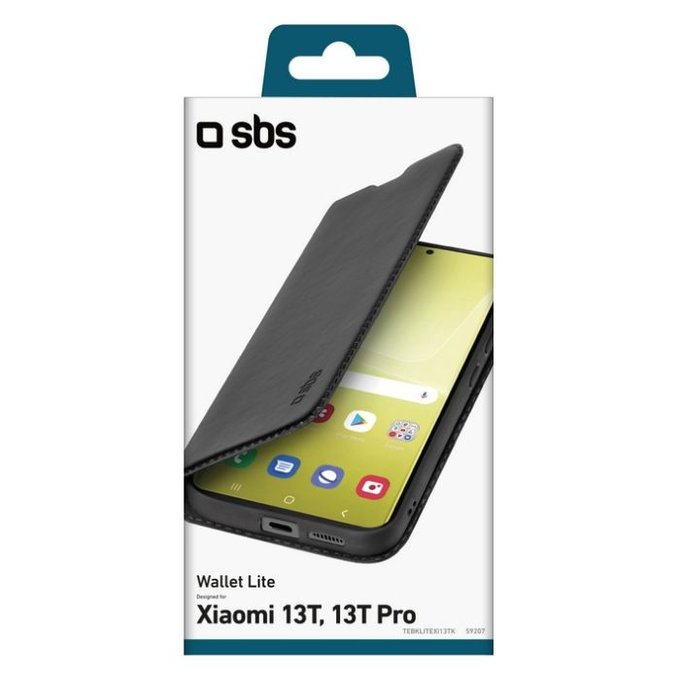 SBS - Puzdro Book Wallet Lite pre Xiaomi 13T a 13T Pro, čierna