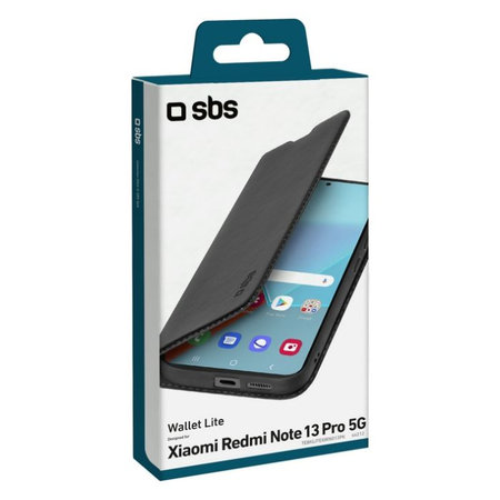 SBS - Puzdro Book Wallet Lite pre Xiaomi Redmi Note 13 Pro, čierna