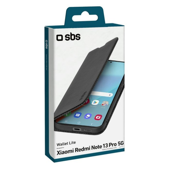SBS - Puzdro Book Wallet Lite pre Xiaomi Redmi Note 13 Pro, čierna
