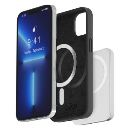 PURO - Puzdro ICON MAG s MagSafe pre iPhone 14 Pro, čierna