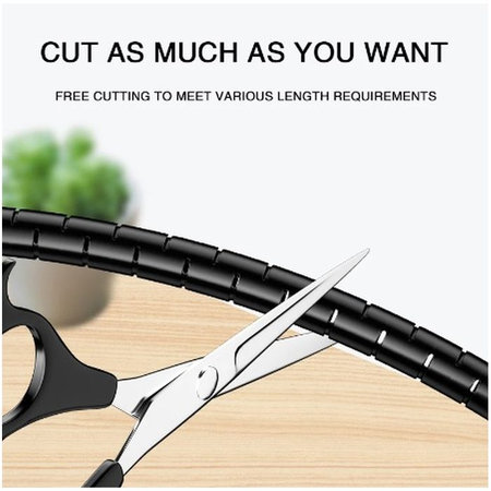 FixPremium - Organizér Káblov - Trubica (10mm), dĺžka 2M, šedá