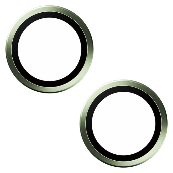 Ochranný kryt objektívu Hoops pre iPhone 15/15 Plus, Zelená, PanzerGlass