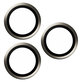 Ochranný kryt objektívu Hoops pre iPhone 15 Pro/15 Pro Max, Natural Metal, PanzerGlass