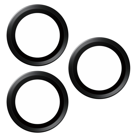 Ochranný kryt objektívu Hoops pre iPhone 15 Pro/15 Pro Max, Black Titanium, PanzerGlass