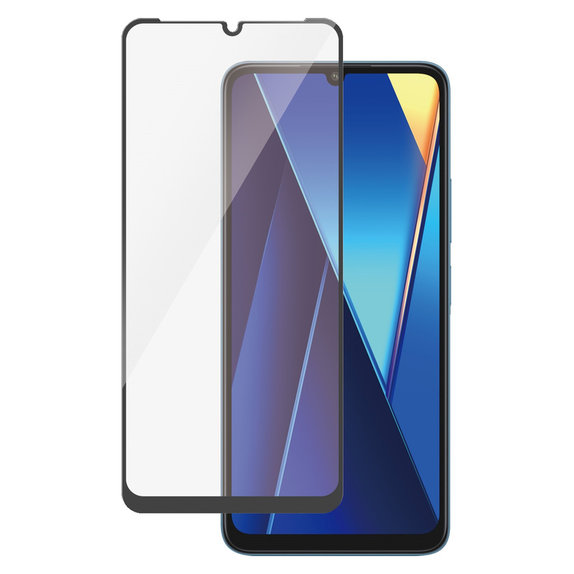 Tvrdené sklo UWF pre Xiaomi Redmi 13C, Čierna, PanzerGlass