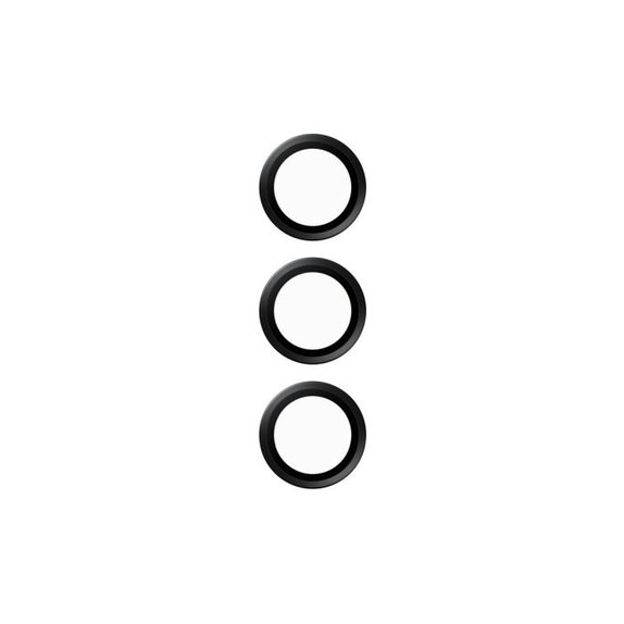 PanzerGlass - Ochranný Kryt Objektívu Fotoaparátu Hoops pre Samsung Galaxy S24+, čierna