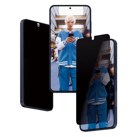 PanzerGlass - Tvrdené sklo Re:Fresh UWF Privacy s aplikátorom pre Samsung Galaxy S24, čierna