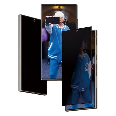 PanzerGlass - Tvrdené sklo Re:Fresh UWF Privacy s aplikátorom pre Samsung Galaxy S24 Ultra, čierna