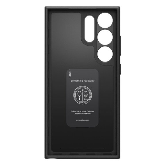 Spigen - Puzdro Thin Fit pre Samsung Galaxy S24 Ultra, čierna