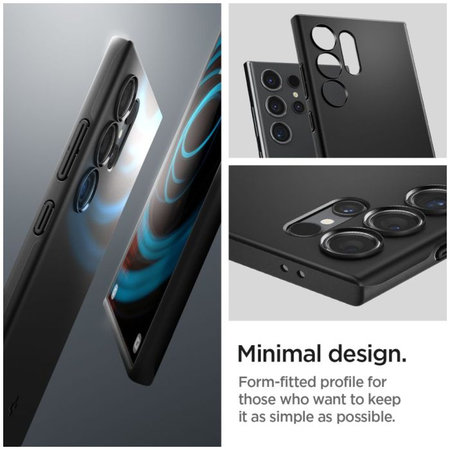 Spigen - Puzdro Thin Fit pre Samsung Galaxy S24 Ultra, čierna