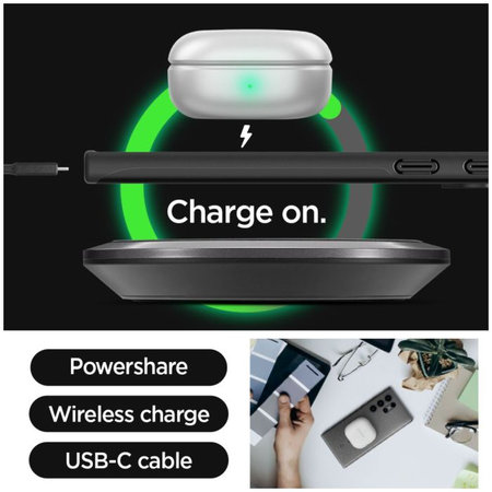 Spigen - Puzdro Thin Fit pre Samsung Galaxy S24 Ultra, čierna