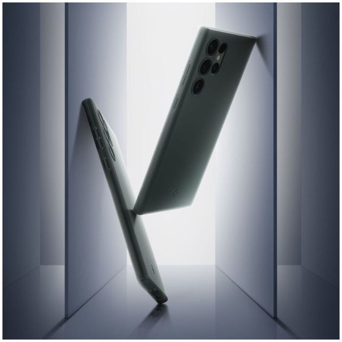 Spigen - Puzdro Thin Fit pre Samsung Galaxy S24 Ultra, Abyss Green