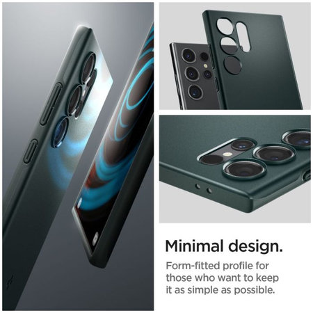 Spigen - Puzdro Thin Fit pre Samsung Galaxy S24 Ultra, Abyss Green