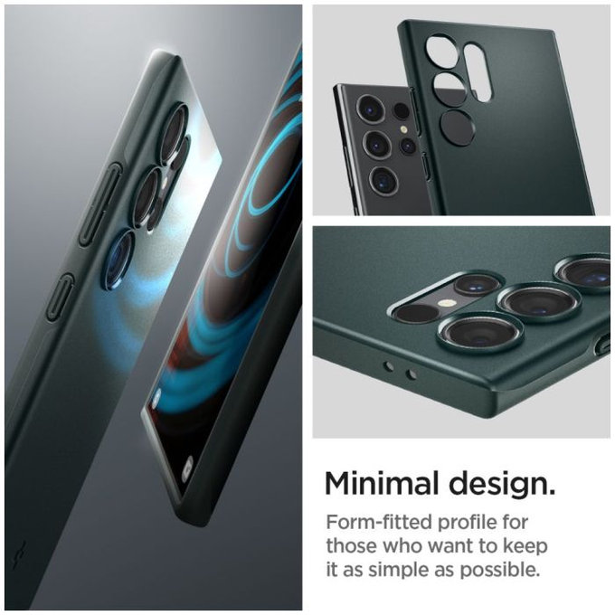 Spigen - Puzdro Thin Fit pre Samsung Galaxy S24 Ultra, Abyss Green