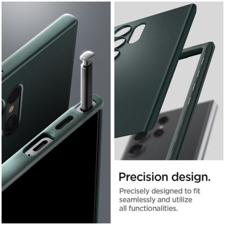 Spigen - Puzdro Thin Fit pre Samsung Galaxy S24 Ultra, Abyss Green