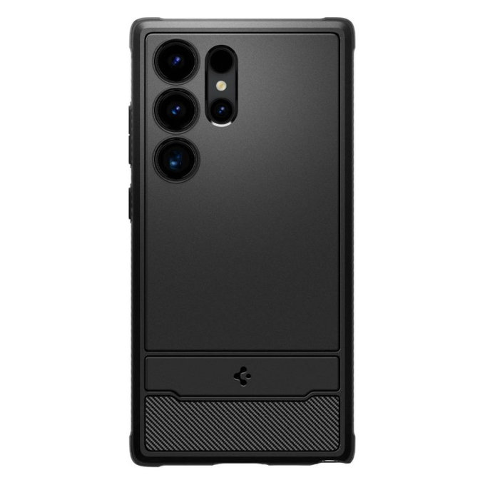 Spigen - Puzdro Rugged Armor pre Samsung Galaxy S24 Ultra, Matte Black