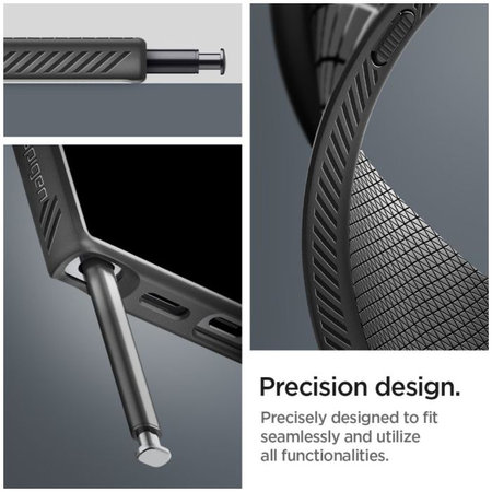 Spigen - Puzdro Liquid Air pre Samsung Galaxy S24 Ultra, Matte Black