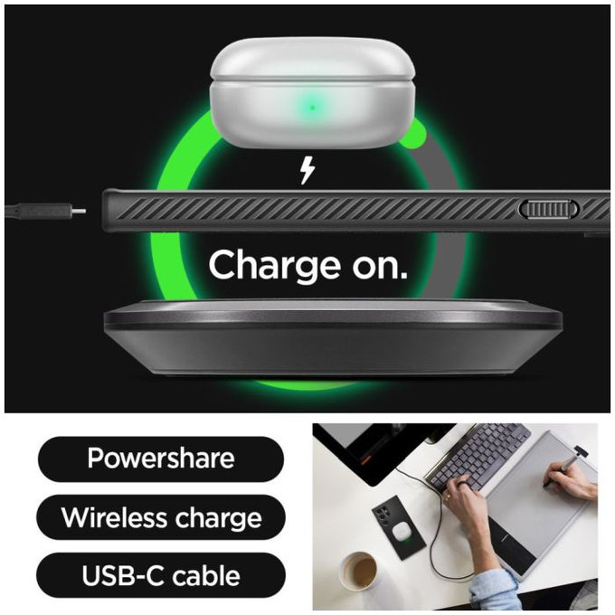 Spigen - Puzdro Liquid Air pre Samsung Galaxy S24 Ultra, Matte Black