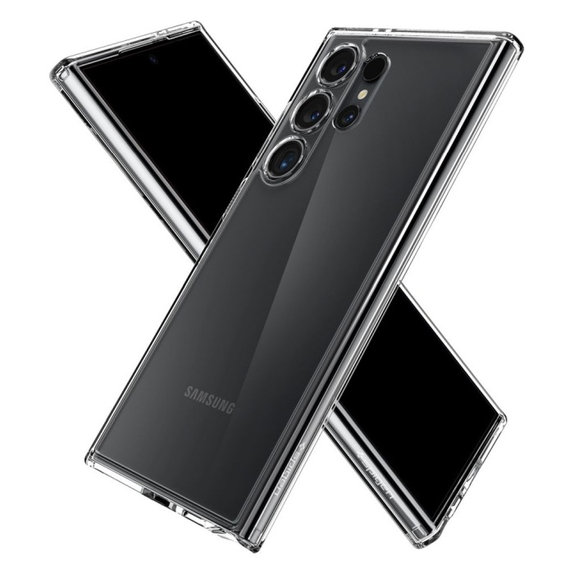 Spigen - Puzdro Ultra Hybrid pre Samsung Galaxy S24 Ultra, transparentná