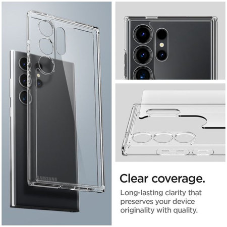 Spigen - Puzdro Ultra Hybrid pre Samsung Galaxy S24 Ultra, transparentná
