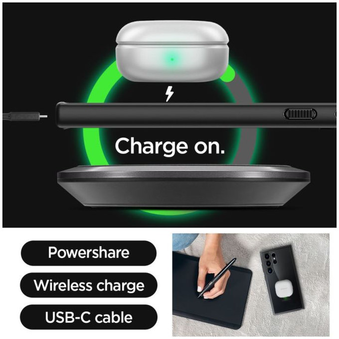 Spigen - Puzdro Ultra Hybrid pre Samsung Galaxy S24 Ultra, Matte Black