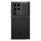 Spigen - Puzdro Optik Armor pre Samsung Galaxy S24 Ultra, čierna