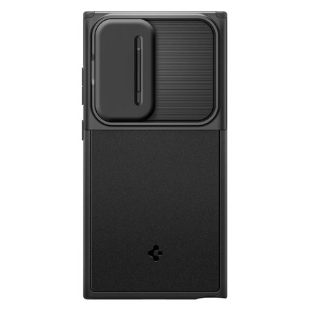 Spigen - Puzdro Optik Armor pre Samsung Galaxy S24 Ultra, čierna