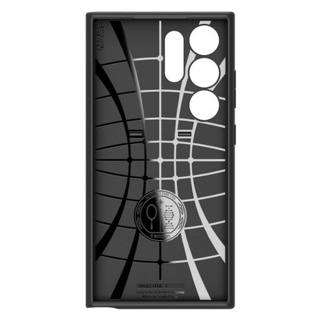 Spigen - Puzdro Optik Armor pre Samsung Galaxy S24 Ultra, čierna