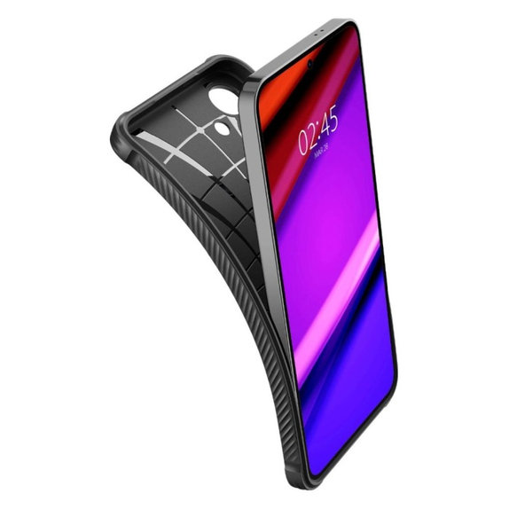Spigen - Puzdro Rugged Armor pre Samsung Galaxy S24+, Matte Black