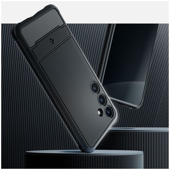 Spigen - Puzdro Rugged Armor pre Samsung Galaxy S24+, Matte Black