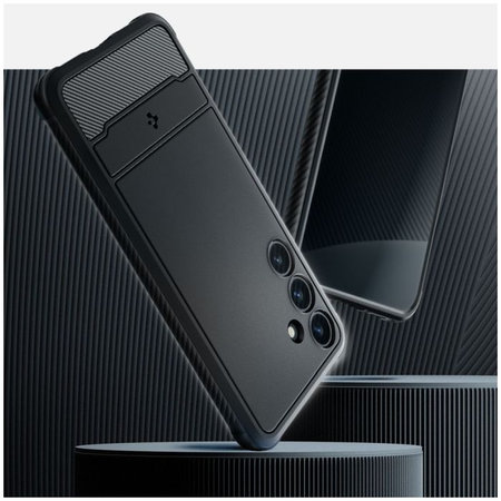 Spigen - Puzdro Rugged Armor pre Samsung Galaxy S24+, Matte Black