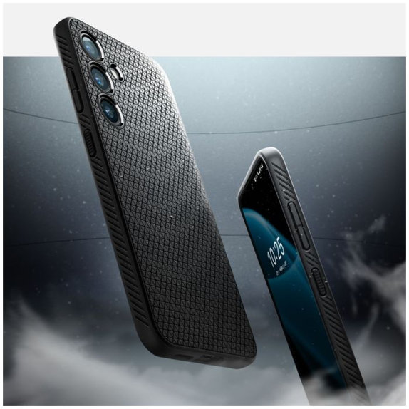 Spigen - Puzdro Liquid Air pre Samsung Galaxy S24+, Matte Black