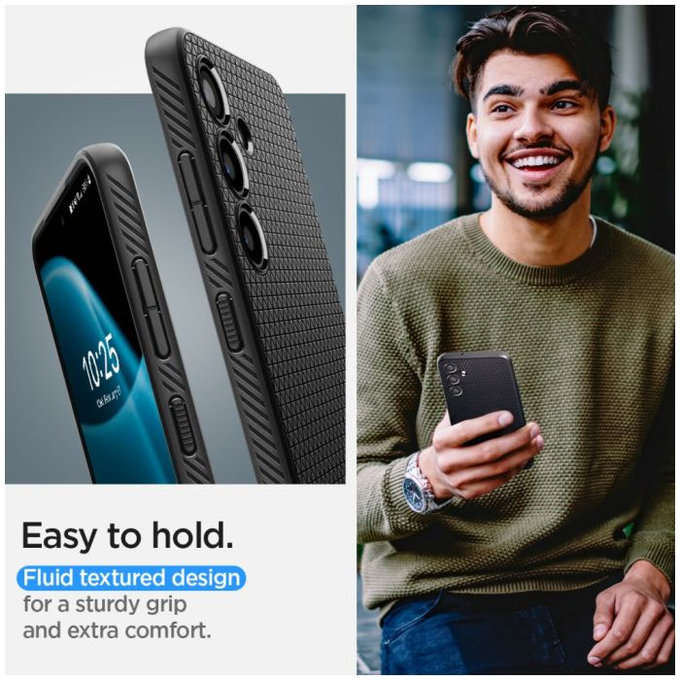 Spigen - Puzdro Liquid Air pre Samsung Galaxy S24+, Matte Black